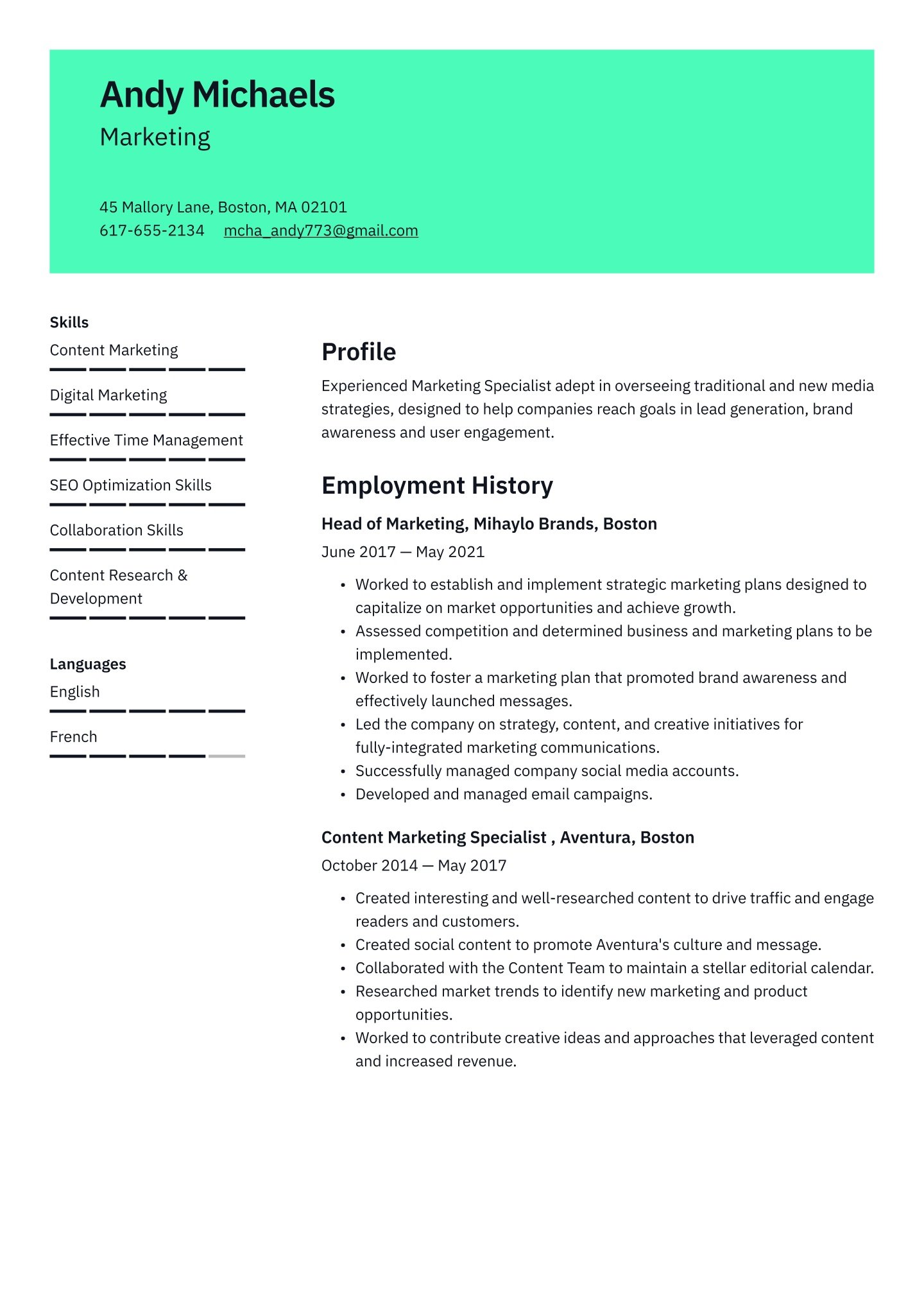 Mid-career Marketing  Translation missing: en.examples.cover_letter_example