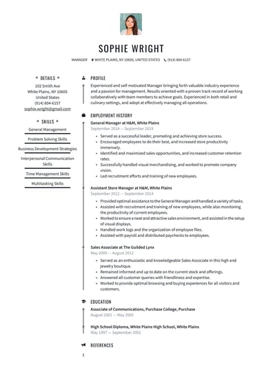 Professional resume template Corporate