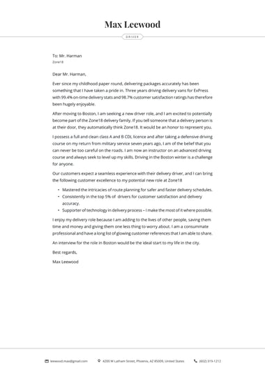 Google docs cover letter template Bold