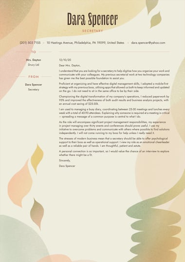 Google docs cover letter template Visionary