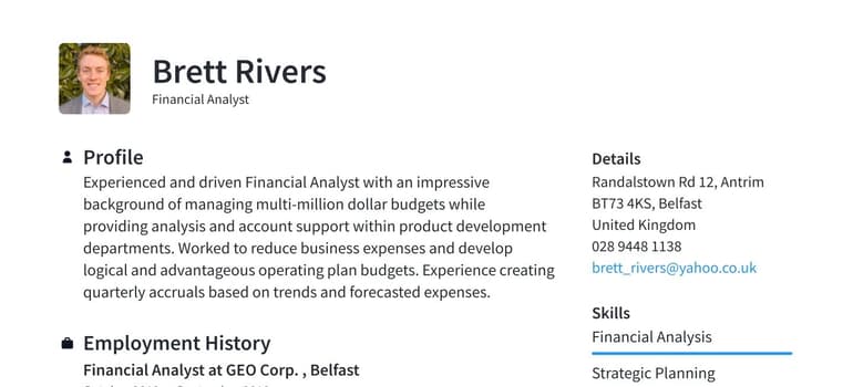 Create My CV
