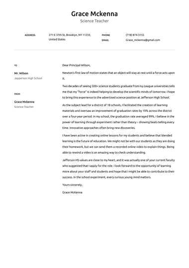 Google docs cover letter template Confetti