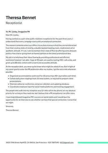 Google docs cover letter template Clear