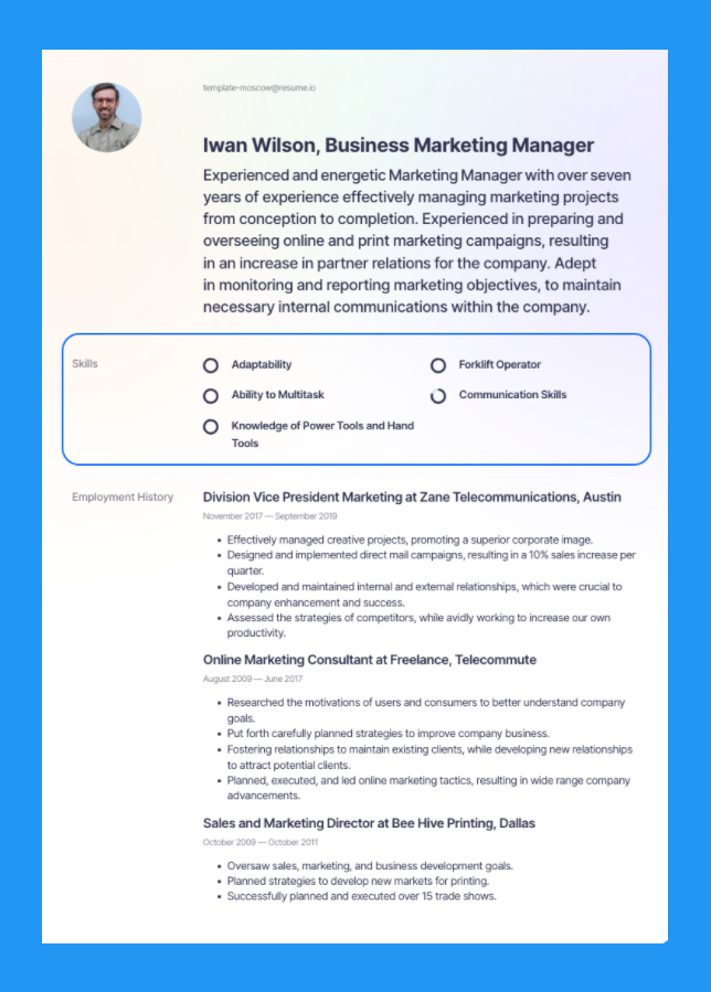 Hard skills on your resume. Hard skills on your resume.