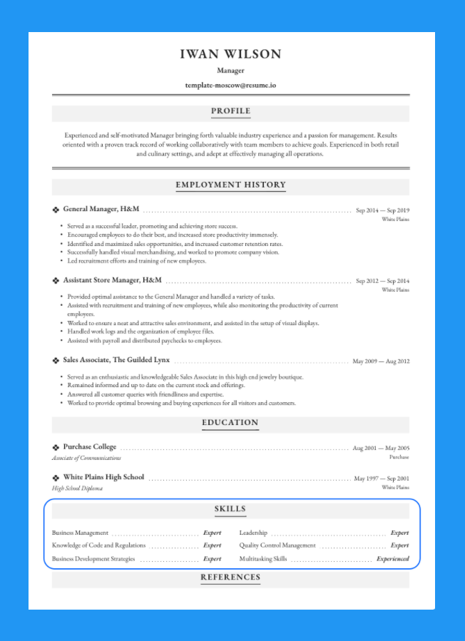 Hard skills on your resume. Hard skills on your resume.